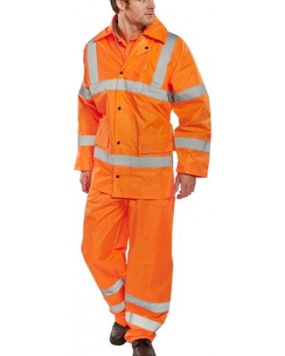 BSeen Hi-Vis Lightweight Suit Orange